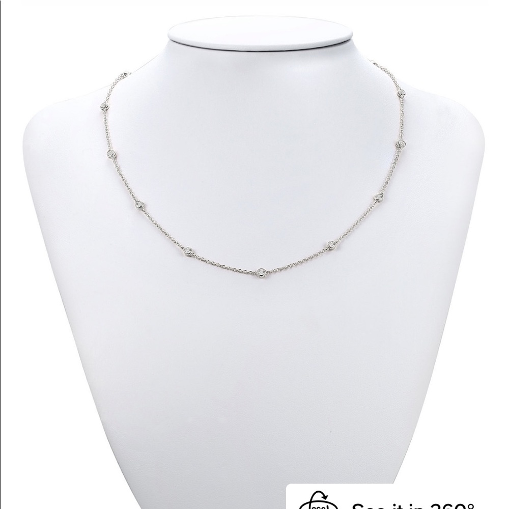 Diamond by the yard necklace